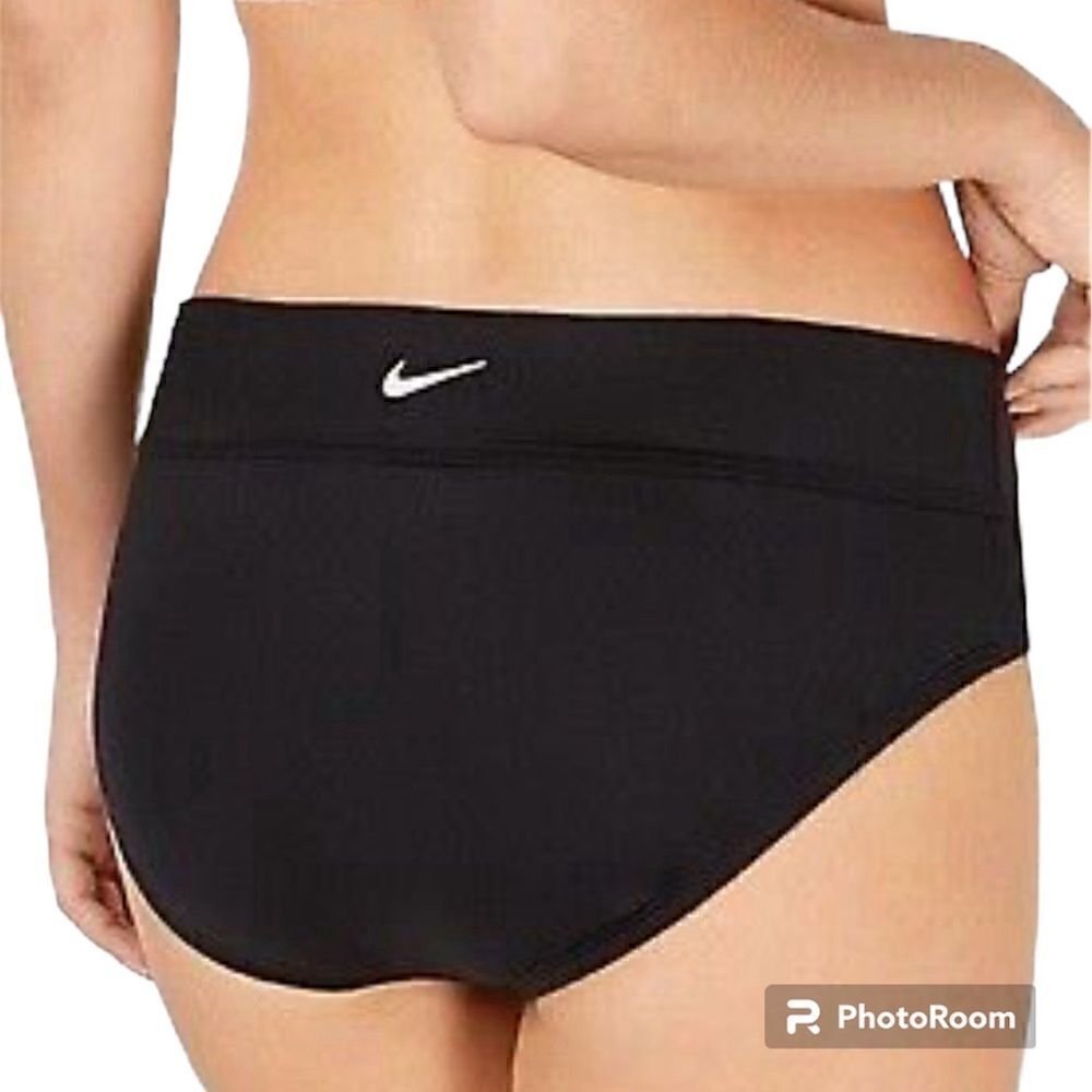 Nike BLACK Active Hipster Bikini Swim Bottom, US X-Large